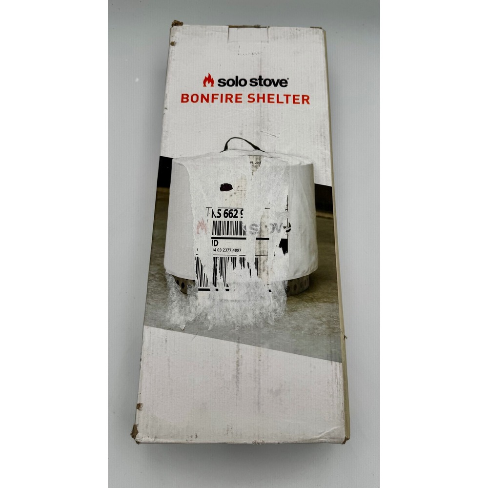 New Open Box Solo Stove Bonfire Shelter - Pristine with Tags Cover Only